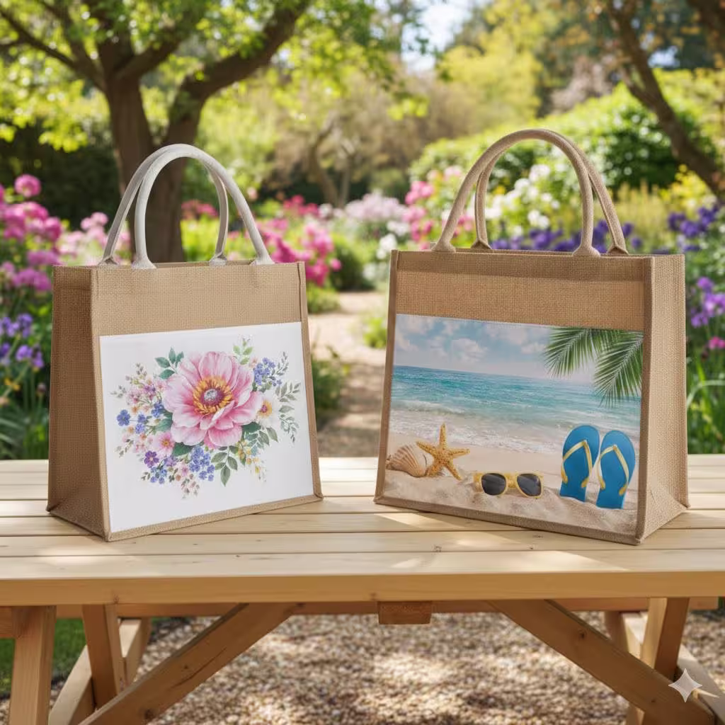 Sac en toile de jute – 2 Formats aux choix – Personnalise