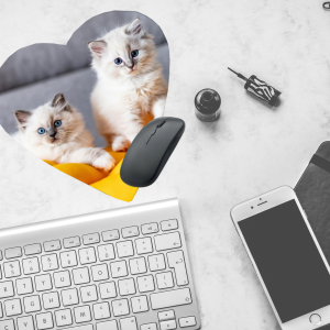 Tapis de souris Coeur 20cx20cm – Personnalisé