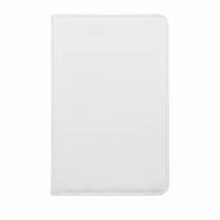 Autre vue de face de la pochette de vaccination blanche fermée, sans l'élastique. La couverture est lisse, blanche et entièrement vierge, attendant une personnalisation.